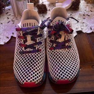 NOBULL White and Multicolor Athletic Shoes